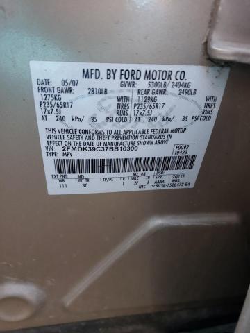Photo 14 from auction – 2007 FORD EDGE SEL P with VIN 2FMDK39C37BB10300