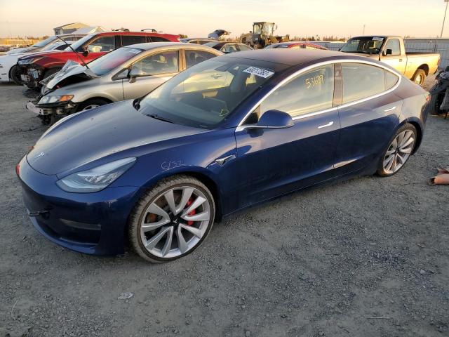 TESLA MODEL 3 2018 with VIN 5YJ3E1EB8JF181057 - Photo from auction
