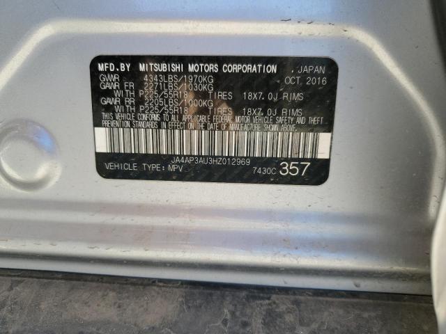 Photo 14 from auction – 2017 MITSUBISHI OUTLANDER with VIN JA4AP3AU3HZ012969