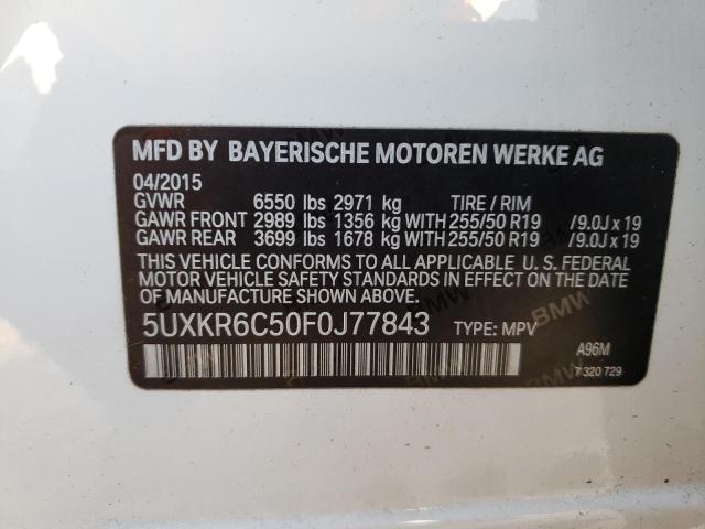 Photo 14 from auction – 2015 BMW X5 XDRIVE5 with VIN 5UXKR6C50F0J77843