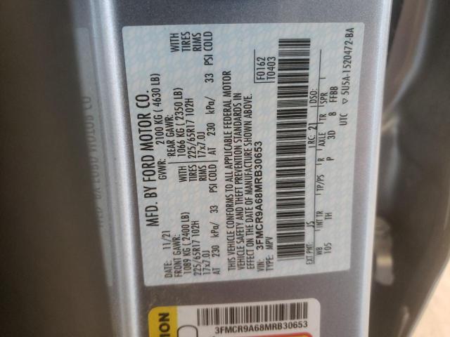Photo 14 from auction – 2021 FORD BRONCO SPO with VIN 3FMCR9A68MRB30653