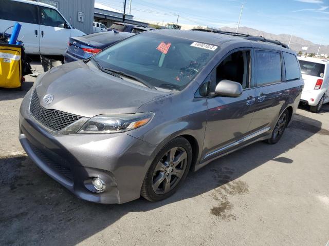 TOYOTA SIENNA SE 2017 with VIN 5TDXZ3DC0HS767978 - Photo from auction