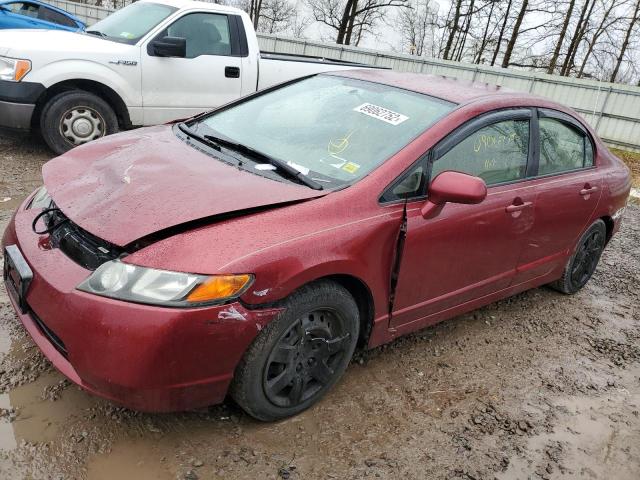 HONDA CIVIC LX 2007 with VIN 2HGFA15567H504609 - Photo from auction