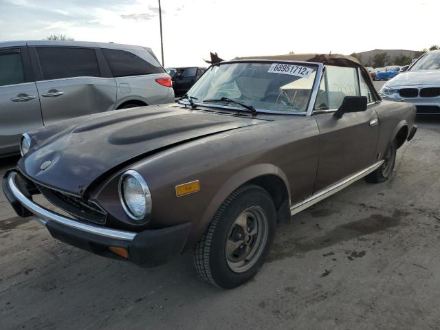 FIAT 124 SPIDER 1981 with VIN ZFAAS00BXB8180213 - Photo from auction