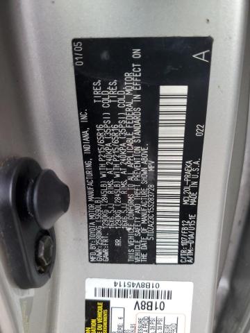 Photo 14 from auction – 2005 TOYOTA SIENNA CE with VIN 5TDZA23C15S283728