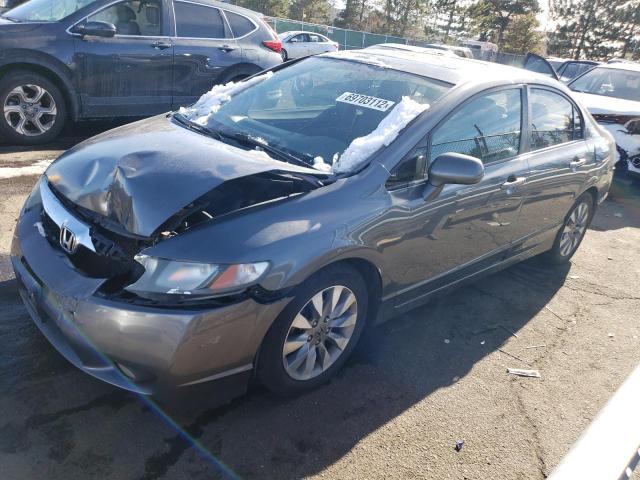 HONDA CIVIC EXL 2010 with VIN 19XFA1F93AE054727 - Photo from auction