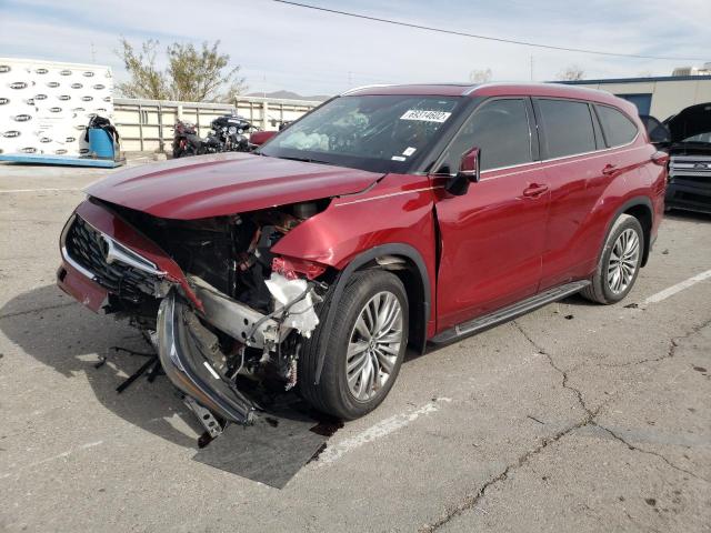 TOYOTA HIGHLANDER 2021 with VIN 5TDFZRBH8MS073076 - Photo from auction