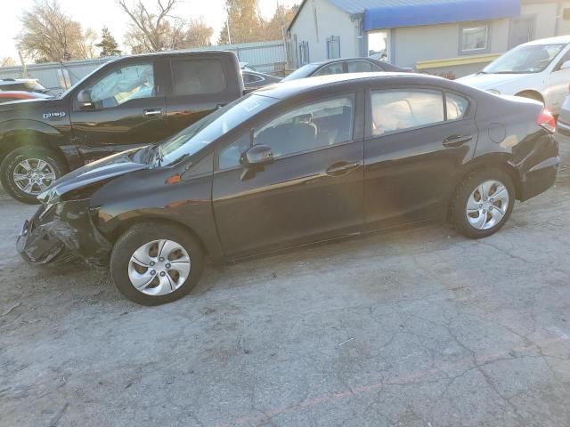 HONDA CIVIC LX 2013 with VIN 2HGFB2F50DH556766 - Photo from auction