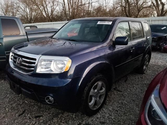 HONDA PILOT EXLN 2015 with VIN 5FNYF4H72FB070555 - Photo from auction