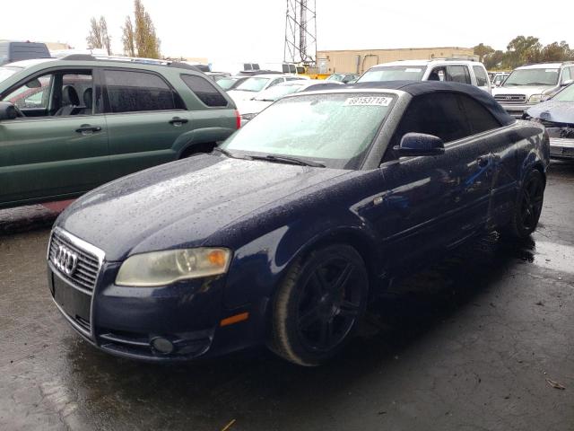 AUDI A4 2.0T CA 2007 with VIN WAUDF48H37K036486 - Photo from auction