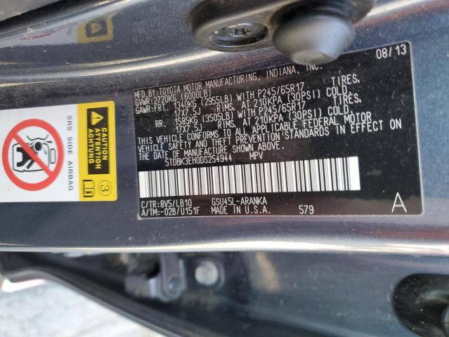 Photo 14 from auction – 2013 TOYOTA HIGHLANDER with VIN 5TDBK3EH0DS254944