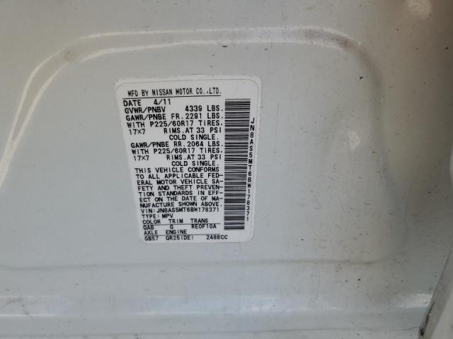 Photo 14 from auction – 2011 NISSAN ROGUE S with VIN JN8AS5MT6BW178371