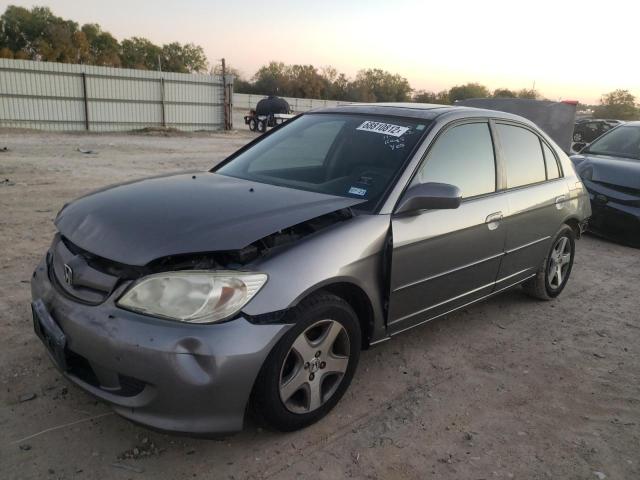 HONDA CIVIC EX 2005 with VIN 2HGES26705H546821 - Photo from auction