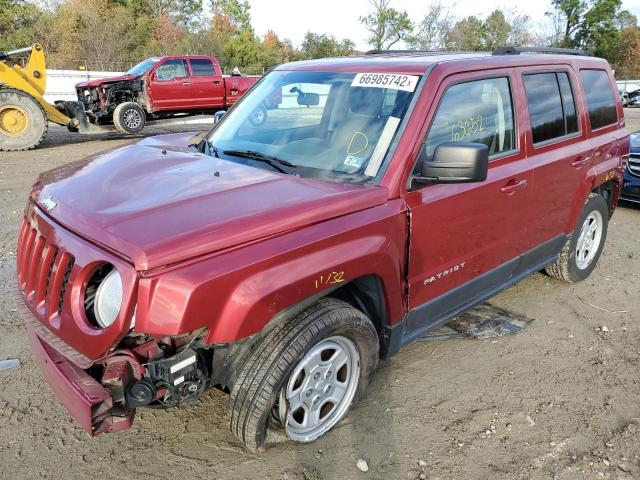JEEP PATRIOT SP 2014 with VIN 1C4NJPBA7ED772433 - Photo from auction