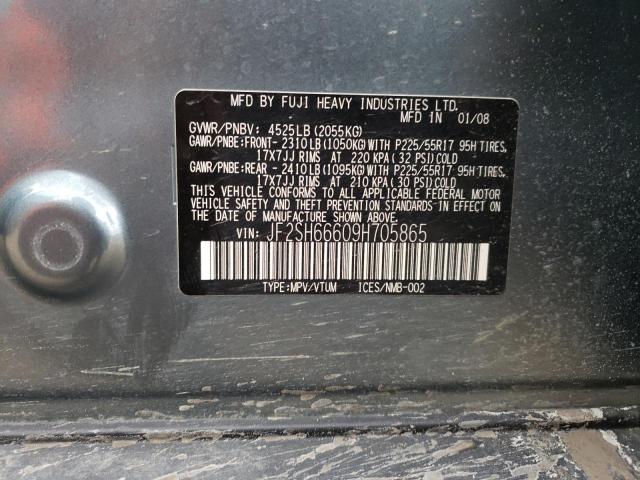 Photo 14 from auction – 2009 SUBARU FORESTER 2 with VIN JF2SH66609H705865