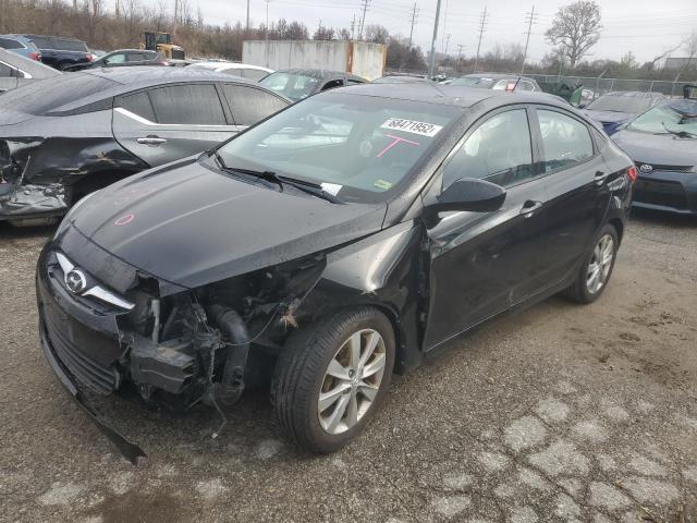 HYUNDAI ACCENT GLS 2014 with VIN KMHCU4AE7EU753023 - Photo from auction