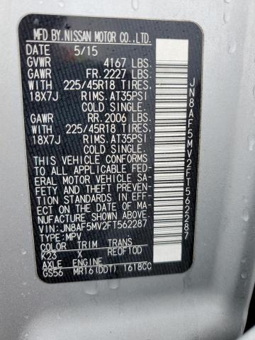 Photo 14 from auction – 2015 NISSAN JUKE S with VIN JN8AF5MV2FT562287