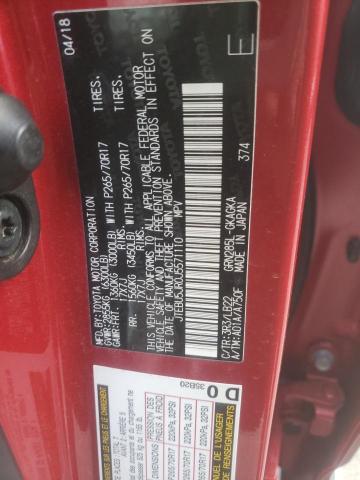 Photo 14 from auction – 2018 TOYOTA 4RUNNER SR with VIN JTEBU5JR0J5571110