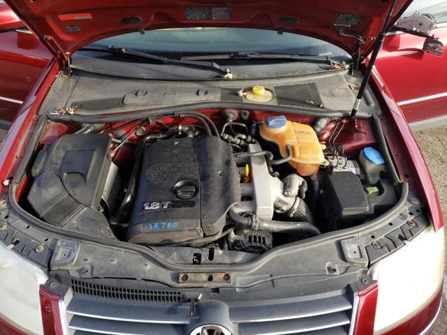 Photo 11 from auction – 2001 VOLKSWAGEN PASSAT GLS with VIN WVWPD63B91P136283