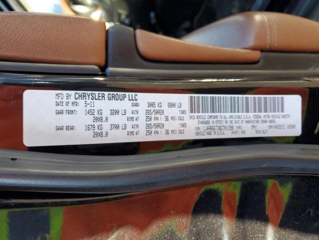 Photo 14 from auction – 2011 JEEP GRAND CHER with VIN 1J4RR6GT3BC701398