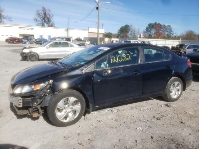 Photo 1 from auction – 2013 HONDA CIVIC LX with VIN 19XFB2F54DE002222