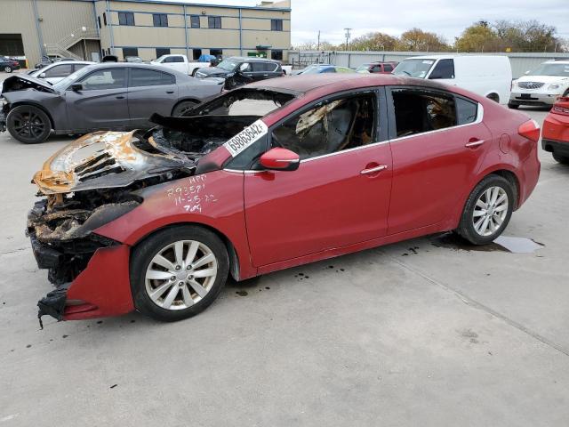 KIA FORTE EX 2014 مع رقم تعريف المركبة KNAFX4A80E5101628 - صورة من المزاد
