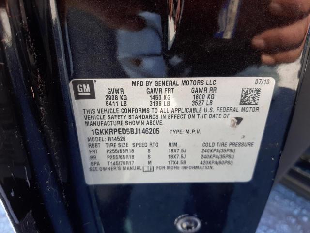 Photo 14 from auction – 2011 GMC ACADIA SLE with VIN 1GKKRPED5BJ146205
