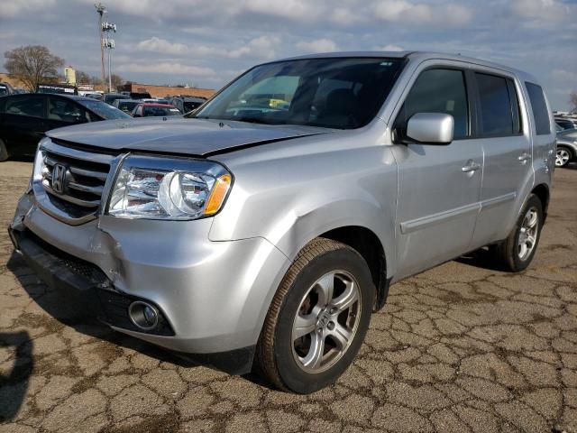 HONDA PILOT EXLN 2014 with VIN 5FNYF4H76EB023303 - Photo from auction