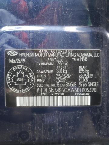 Photo 14 from auction – 2019 HYUNDAI SANTA FE L with VIN 5NMS5CAA6KH105390