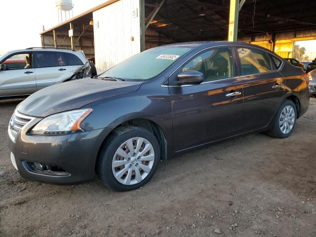 NISSAN SENTRA S 2013 with VIN 3N1AB7AP3DL617052 - Photo from auction