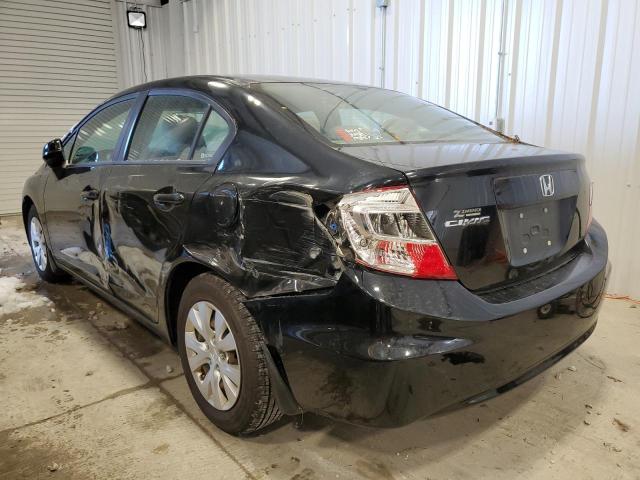 Photo 2 from auction – 2012 HONDA CIVIC LX with VIN 19XFB2F50CE007321