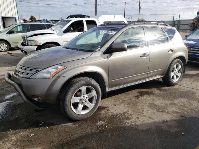 Photo 1 from auction – 2003 NISSAN MURANO SL with VIN JN8AZ08W63W228898