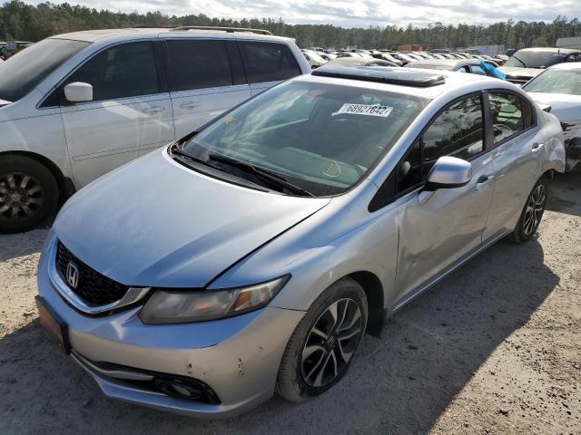 HONDA CIVIC EXL 2013 with VIN 2HGFB2F96DH527761 - Photo from auction