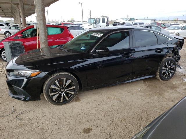HONDA CIVIC EX 2022 with VIN JHMFE1F77NX005165 - Photo from auction