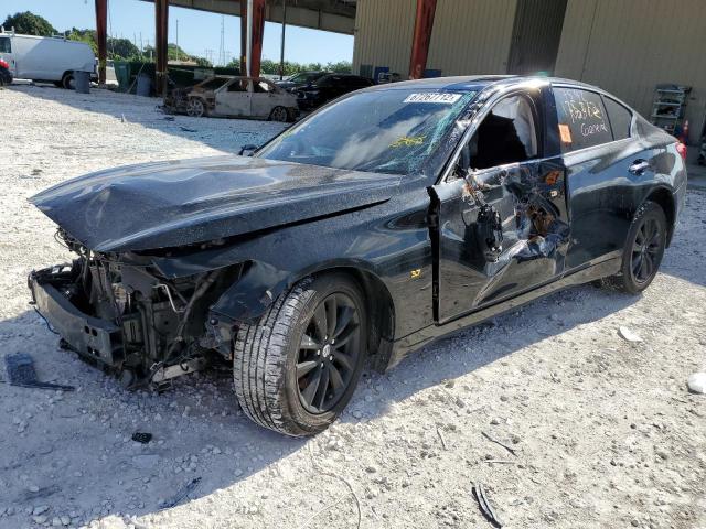 INFINITI Q50 BASE 2015 with VIN JN1BV7AR6FM415120 - Photo from auction