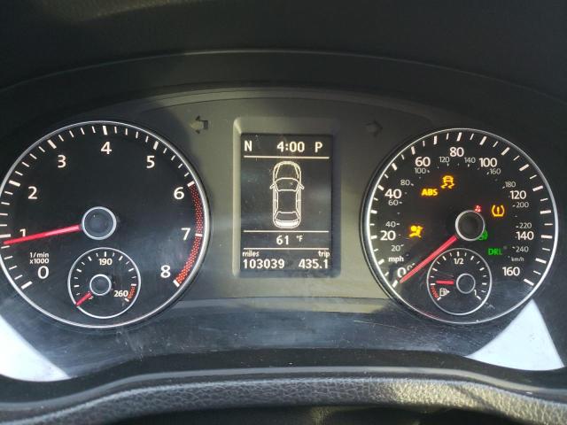 Photo 9 from auction – 2012 VOLKSWAGEN PASSAT SE with VIN 1VWBP7A37CC042848