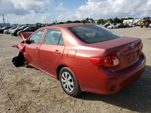 Photo 2 from auction – 2009 TOYOTA COROLLA BA with VIN JTDBL40E399073262