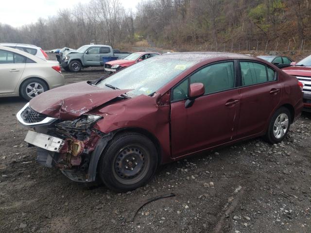 HONDA CIVIC LX 2013 with VIN 2HGFB2F56DH588086 - Photo from auction