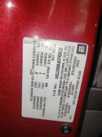 Photo 14 from auction – 2006 CHEVROLET EQUINOX LT with VIN 2CNDL63FX66077241
