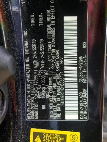 Photo 14 from auction – 2017 TOYOTA HIGHLANDER with VIN 5TDDZRFH0HS358121