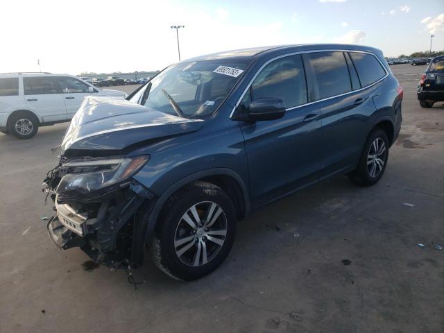 HONDA PILOT EX 2016 with VIN 5FNYF5H39GB028808 - Photo from auction