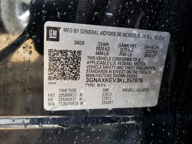 Photo 14 from auction – 2019 CHEVROLET EQUINOX LT with VIN 3GNAXKEV3KL357976