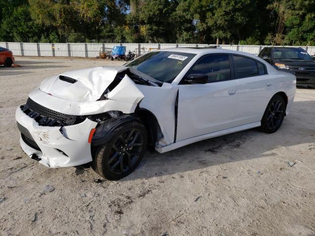 DODGE CHARGER GT 2021 with VIN 2C3CDXHG1MH633897 - Photo from auction