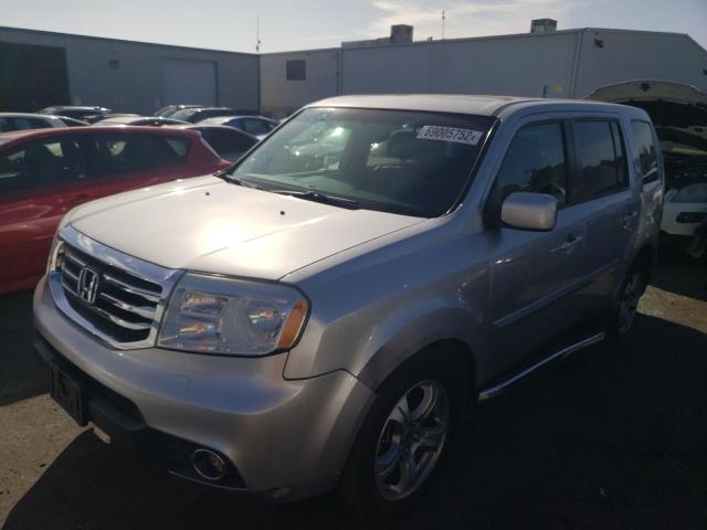 HONDA PILOT EXL 2012 with VIN 5FNYF4H68CB036705 - Photo from auction