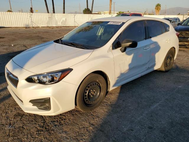 SUBARU IMPREZA 2018 with VIN 4S3GTAA61J3714783 - Photo from auction