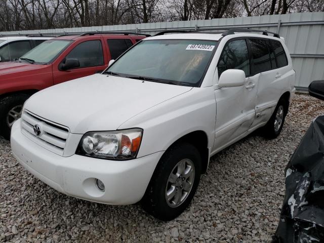 TOYOTA HIGHLANDER 2007 with VIN JTEEP21A670210466 - Photo from auction