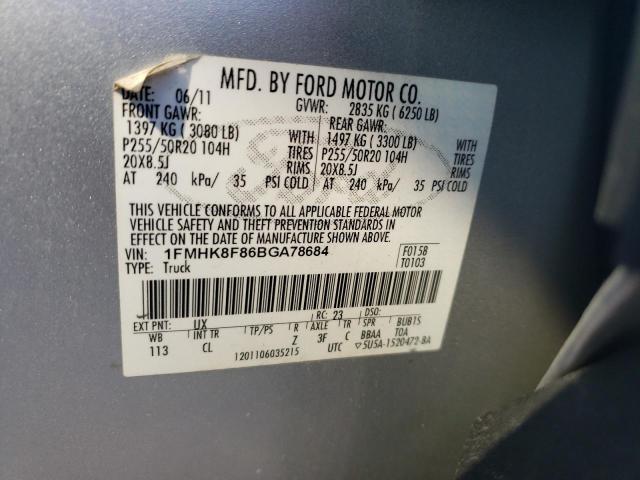 Photo 14 from auction – 2011 FORD EXPLORER L with VIN 1FMHK8F86BGA78684