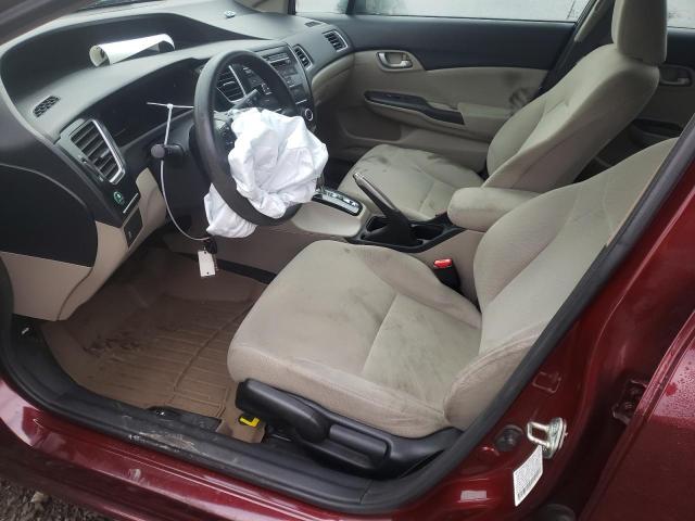 Photo 7 from auction – 2013 HONDA CIVIC LX with VIN 2HGFB2F56DH588086