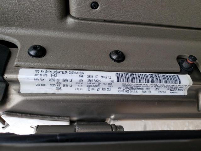 Photo 14 from auction – 2003 JEEP WRANGLER / with VIN 1J4FA59S43P349886