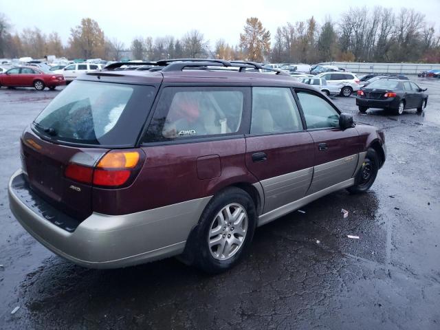 Photo 3 from auction – 2000 SUBARU LEGACY OUT with VIN 4S3BH6650Y7614976